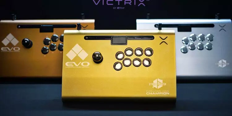 Evo 2023 Victrix Fight Sticks Trophies