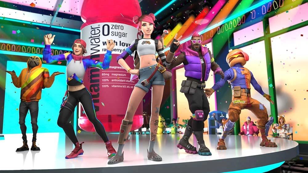 vitaminwater promotion in Fortnite