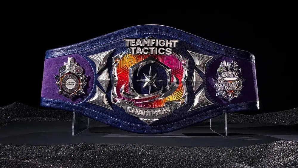 Teamfight Tactics Vegas Open Championship Belt Revealed