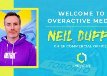 Neil Duffy joins OverActive Media as its new chief commercial officer