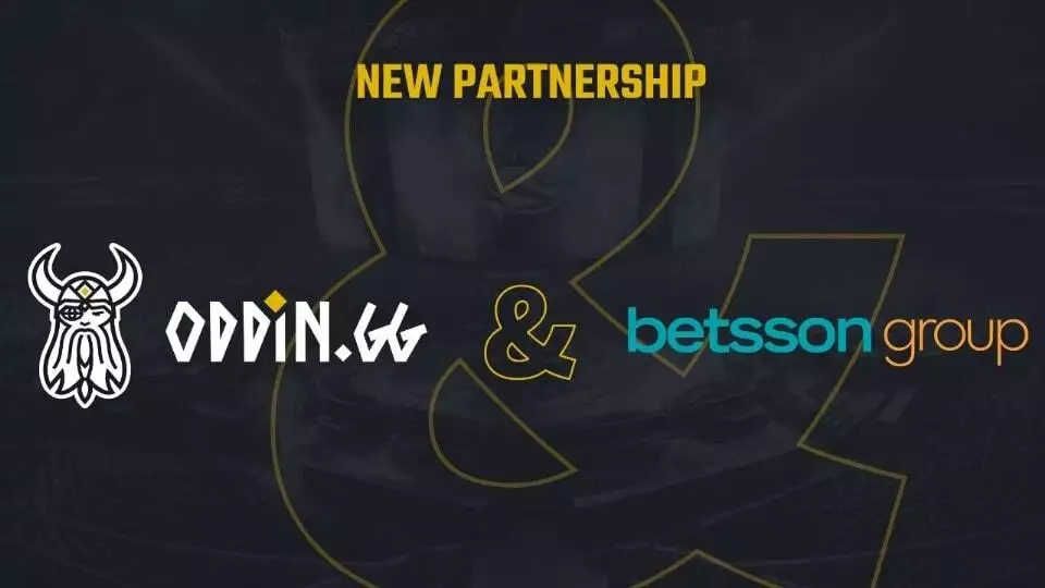 Oddin partners with Betsson Group to bring esports gambling to its platforms