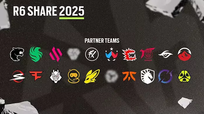 Rainbow Six Siege partnered teams for 2025