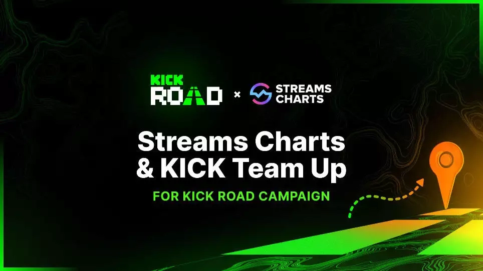 Stream Charts teams with KICK to support content creator contest KICK Road Campaign.
