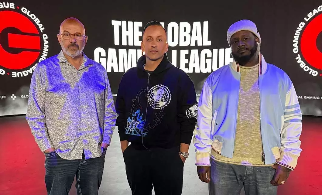 Global Gaming League raises $10 million. Pictured: Jeff Hoffman, Clinton Sparks, T-Pain.