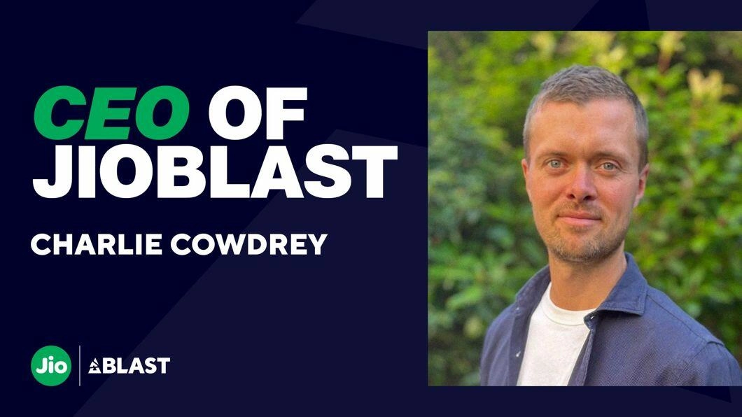 Charlie Cowdrey named CEO of JioBLAST.