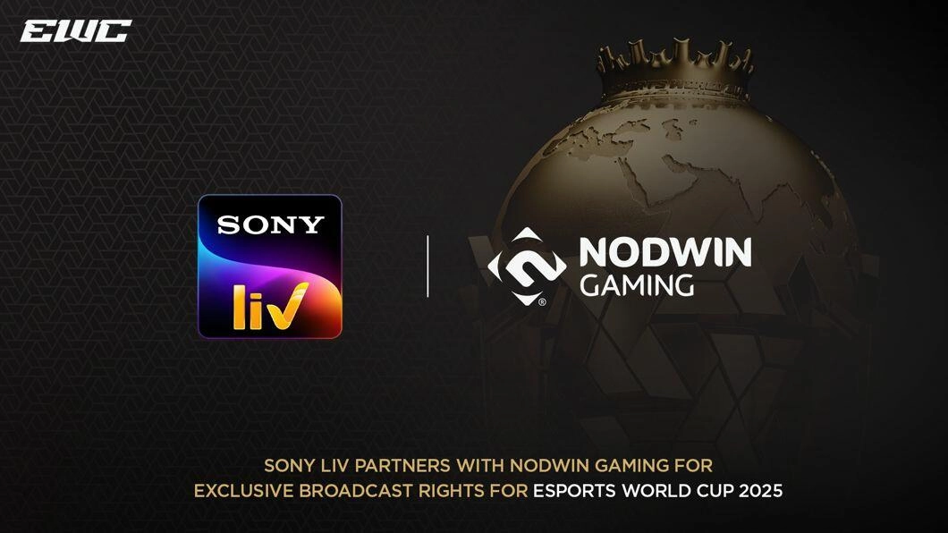 NODWIN Gaming partners with Sony LIV for streaming rights of Esports World Cup 2025.
