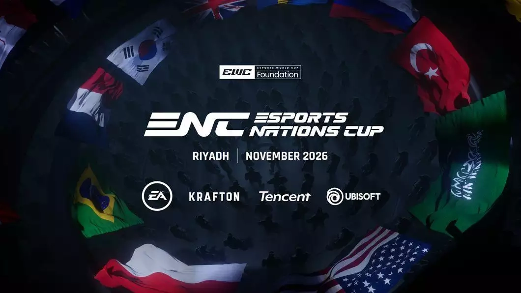 Esports World Cup Foundation announce the Esports Nations Cup for Riyadh in November 2026.