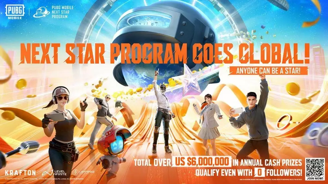 KRAFTON reveals 2025 PUBG Mobile Next Star Global Creator Recruitment details.