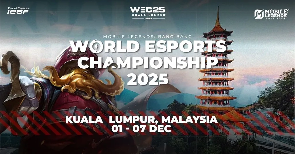 Mobile Legends Bang Bang WEC25 coming to Malaysia in December, all other events pushed to 2026.