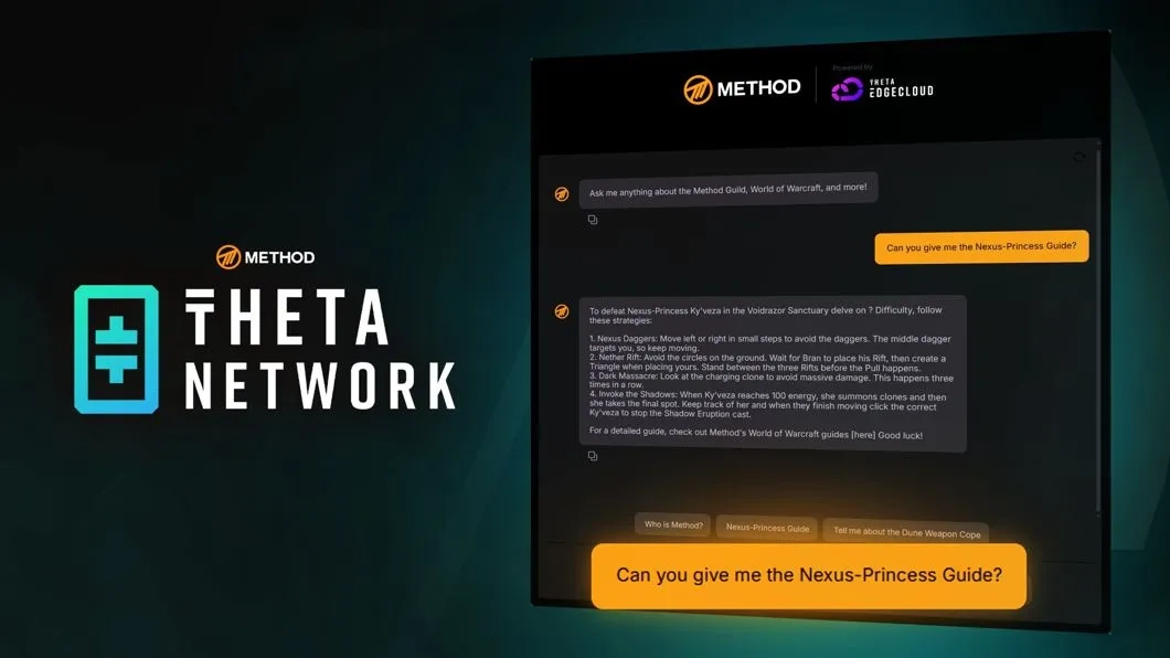 Theta Labs teams with Method for AI agent.