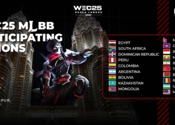 Nineteen nations to compete in MLBB WEC25 in Kuala Lumpur.