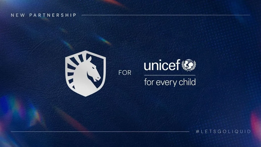 Team Liquid teams up with UNICEF.