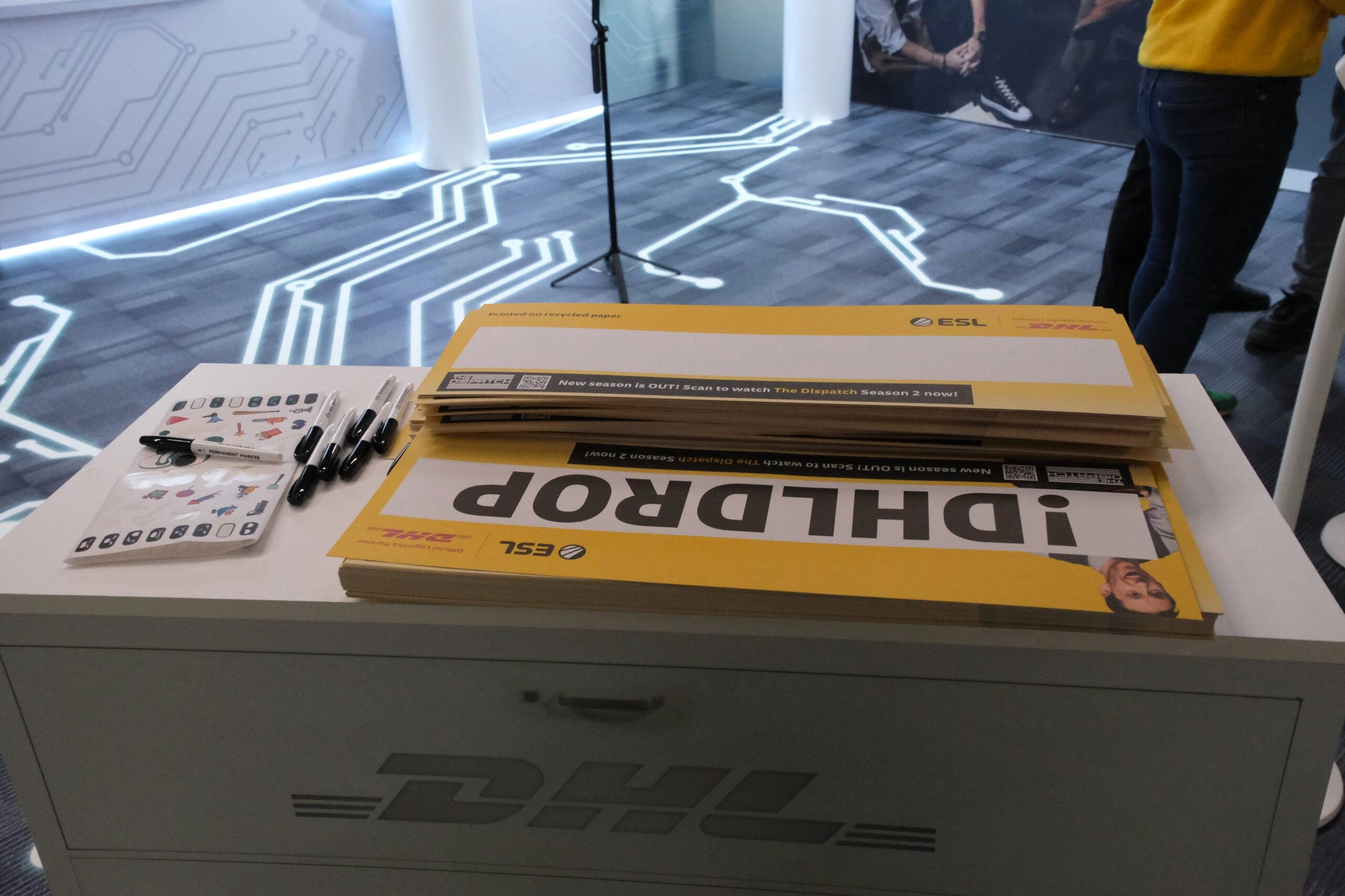 DHL boards at IEM Kraków